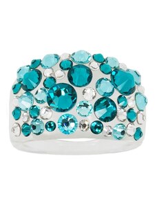 Šperky LAFIRA Style Prsten s krystaly Swarovski Blue Zircon