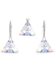 Šperky LAFIRA Style Stříbrná souprava Triangle AB