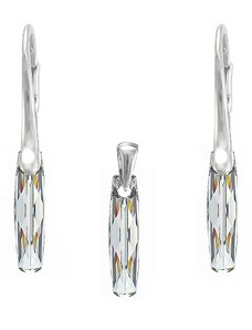 Šperky LAFIRA Style Stříbrná souprava Column Crystal