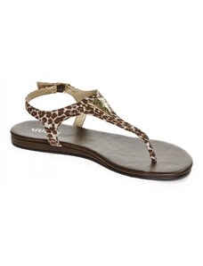 GUESS sandálky Carmela leopard hnědé, 4343335104-37.5