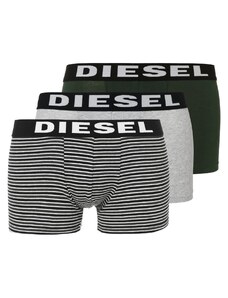 DIESEL Pánské boxerky DIESEL Shawn 3-pack šedá/olive