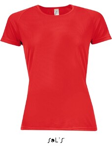 Sols Dámské triko s krátkým rukávem Sporty Women Sol's Červená XS
