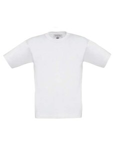 B&C Dětské tričko s krátkým rukávem Exact 190 B&C (TK301) Bílá 3 / 4