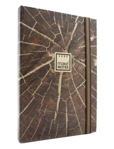 MAKENOTES Zápisník TEXTURES - Wood