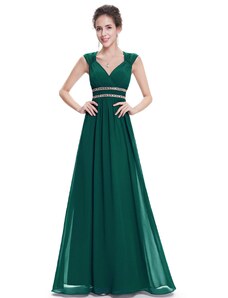 Ever-Pretty Smaragdově zelené šaty inspirované antikou ze šifonu