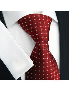 Manažerská kravata Beytnur 58-1 červená kostička
