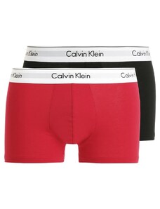 CALVIN KLEIN Pánské boxerky CALVIN KLEIN Modern Cotton Stretch 2 pack NB1086A červená/černá