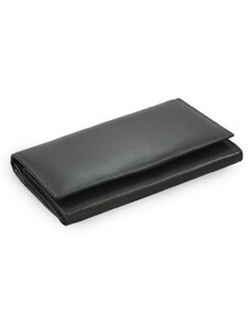 Černá dámská psaníčková kožená peněženka Elizbeth