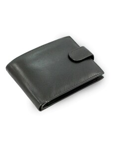 Černá pánská kožená peněženka se zápinkou Bulpen
