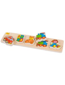 Bigjigs Toys Bigjigs Baby Dřevěné vkládací puzzle hračky