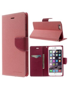 Pouzdro / kryt pro Apple iPhone 6 Plus / 6S Plus - Mercury, Fancy Diary PINK/HOTPINK