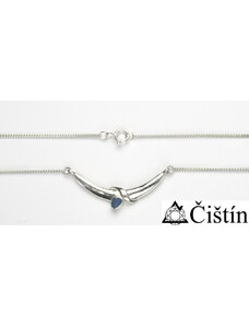 Čištín s.r.o. Stříbrný náhrdelník, náhrdelník ze stříbra, stříbro, 4,63 g