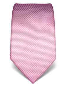 Růžová kravata Vincenzo Boretti 21989 - kohoutí stopa