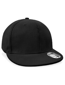 Beechfield Snapback Rapper s rovným kšiltem Beechfield (B665) Černá