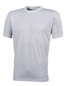 James & Nicholson Pánské sportovní triko s krátkým rukávem James & Nicholson (JN358) Bílá S