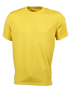James & Nicholson Pánské sportovní triko s krátkým rukávem James & Nicholson (JN358) Žlutá S