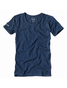 MUSTANG Pánské tmavě modré tričko s krátkým rukávem Pure Basic