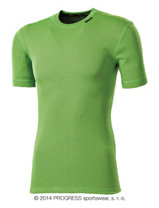 Progress Pánské funkční tričko s krátkým rukávem (zelená)