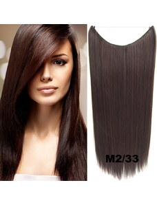 GIRLSHOW Flip in vlasy - 60 cm dlouhý pás vlasů - odstín M2/33