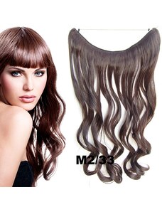 GIRLSHOW Flip in vlasy - vlnitý pás vlasů - odstín M2/33