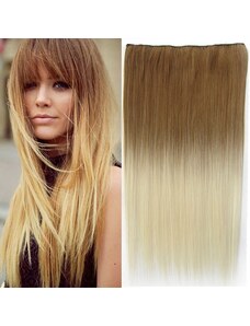 GIRLSHOW Clip in vlasy - 60 cm dlouhý pás vlasů OMBRE - odstín 27T613
