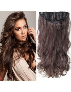 GIRLSHOW Clip in pás vlasů Jessica - 60 cm vlnitý pás - odstín 4