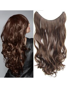 GIRLSHOW Flip in vlasy - vlnitý pás vlasů 55 cm - odstín 8