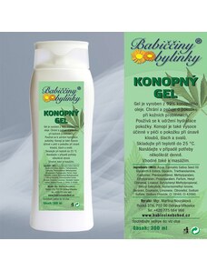 Babiččiny bylinky Konopný gel, 300 ml