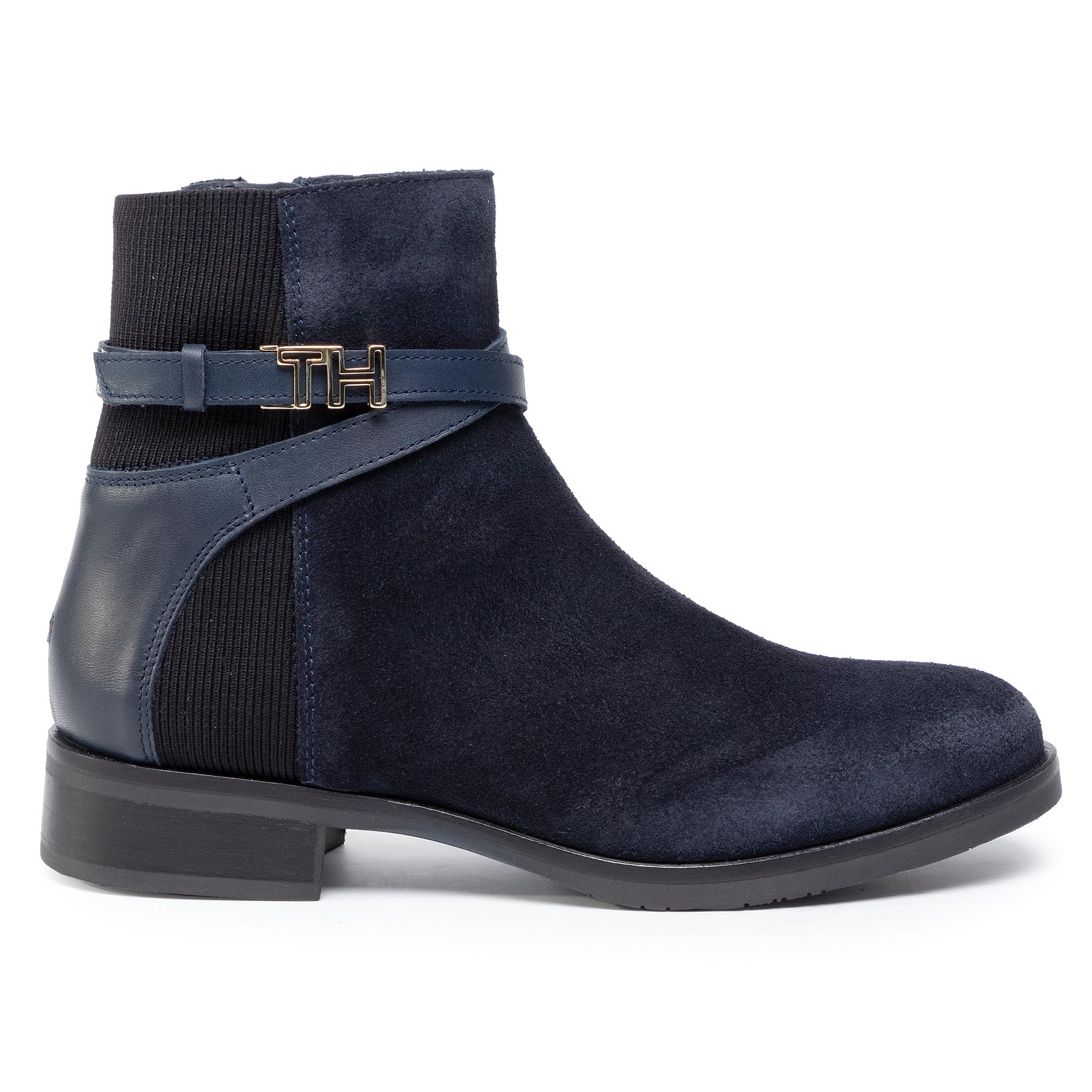 tommy hilfiger hardware flat bootie