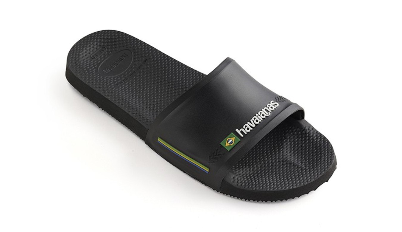 Havaianas Slide Brasil Unisex - Sandály Havaianas - Černá - 4142616-0090-BRA-35/36
