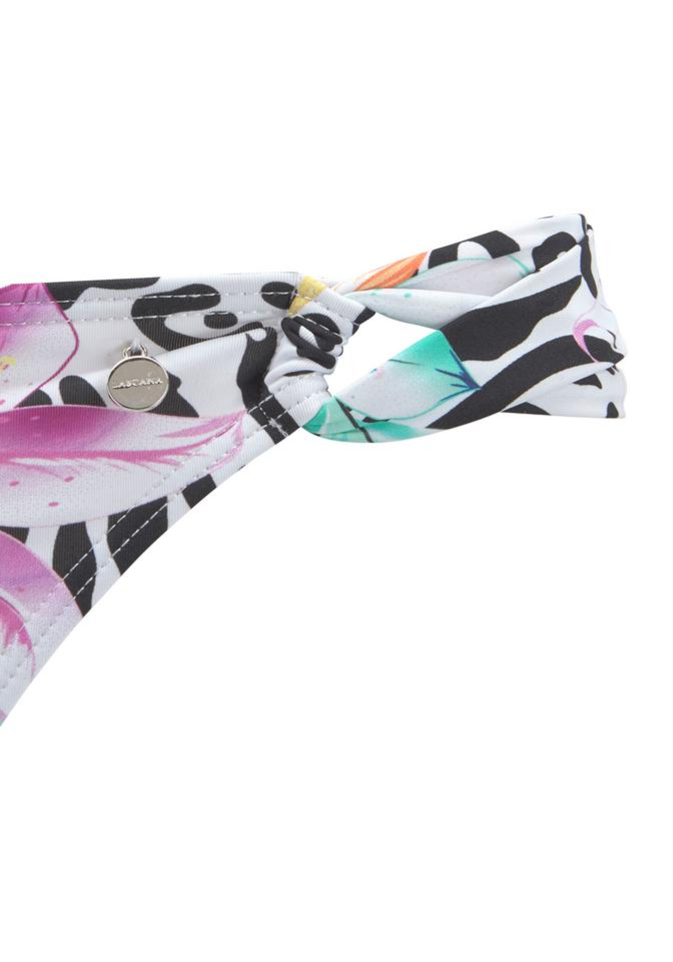 LASCANA Bikiny tyrkysová / světle žlutá / světle fialová / oranžová / černá / bílá