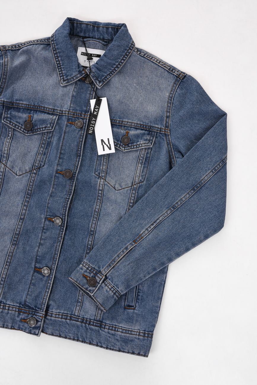 PRODLOUŽENÁ DENIM BUNDA Noisy May