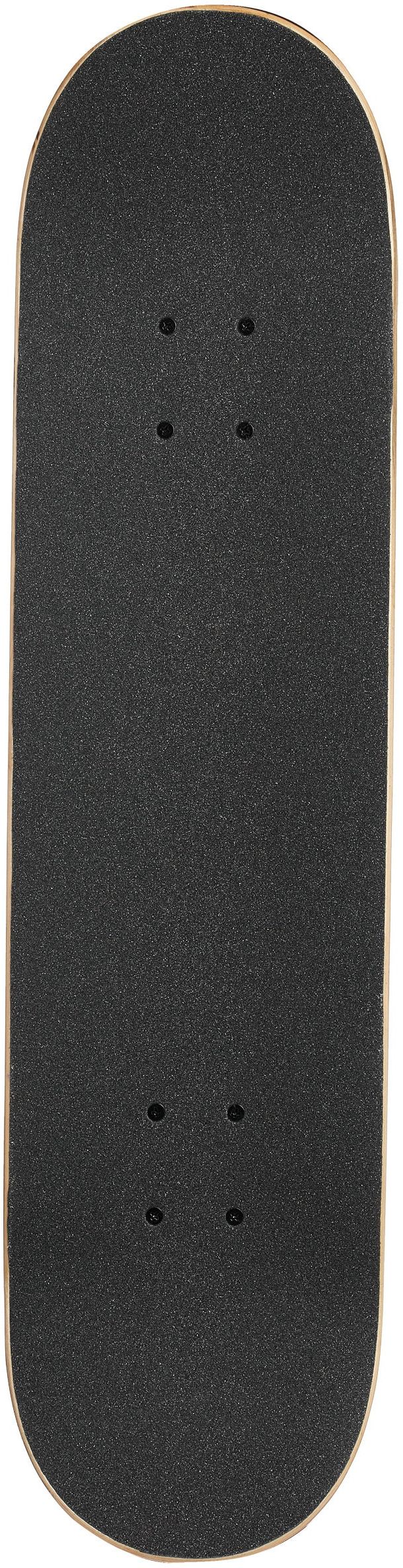 rad Skateboard checker stripe complete white/black