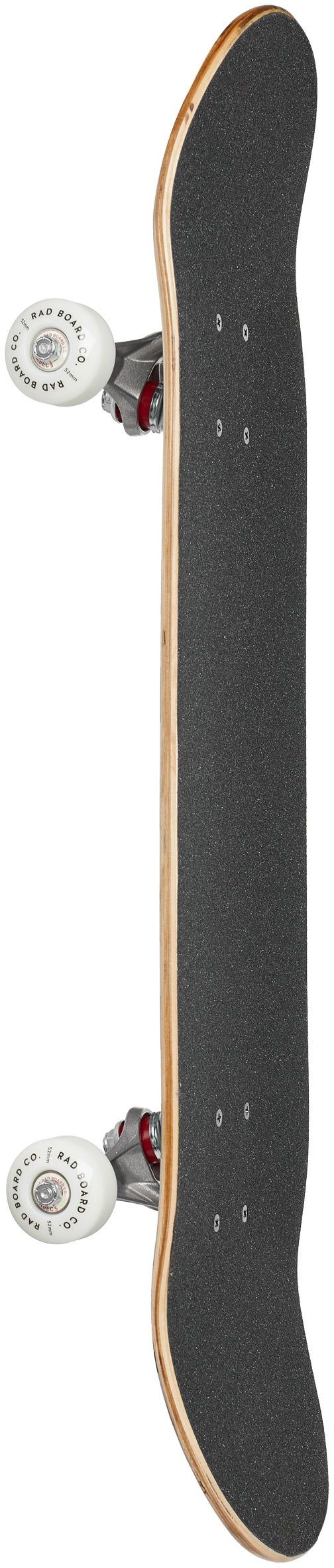 rad Skateboard checker stripe complete white/black