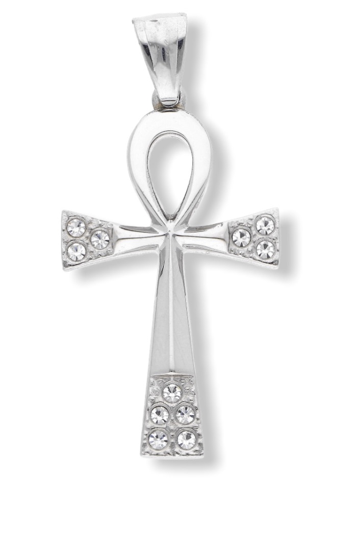 Ewena Ocelový kříž z chirurgické oceli KT231