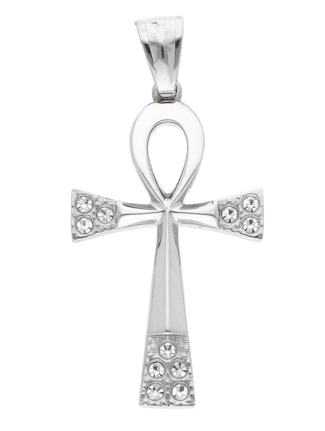 Ewena Ocelový kříž z chirurgické oceli KT231