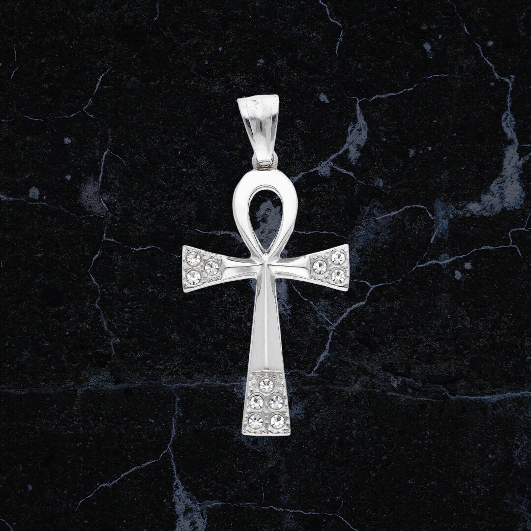 Ewena Ocelový kříž z chirurgické oceli KT231