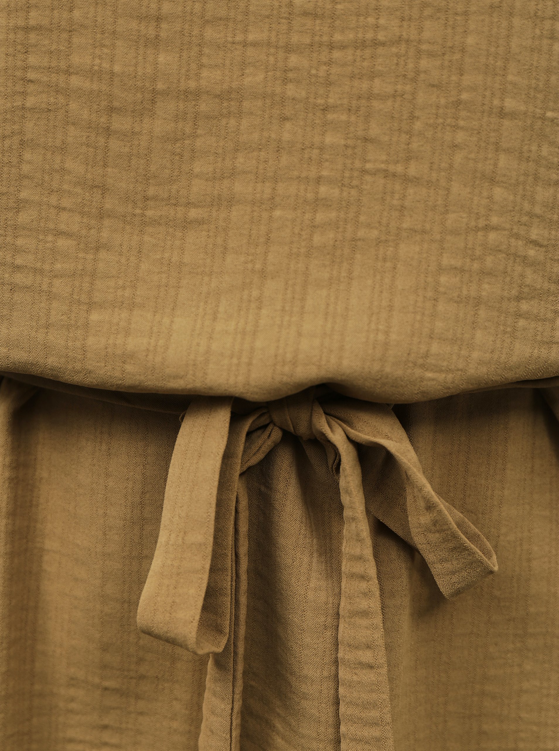 Khaki šaty se zavazováním VILA Lovie - Dámské