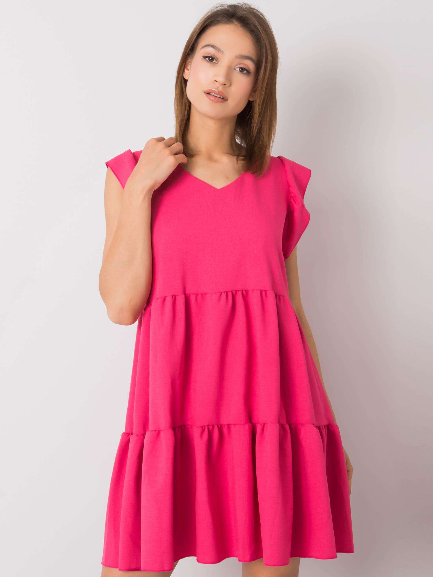 RUE PARIS Dress-WN-SK-704.83-dark pink