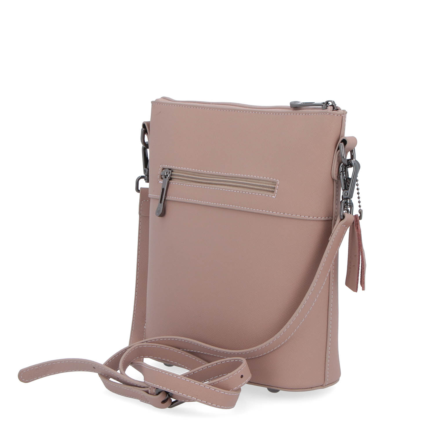 Kožená kabelka crossbody Noelia Bolger tělová NB 0041 N