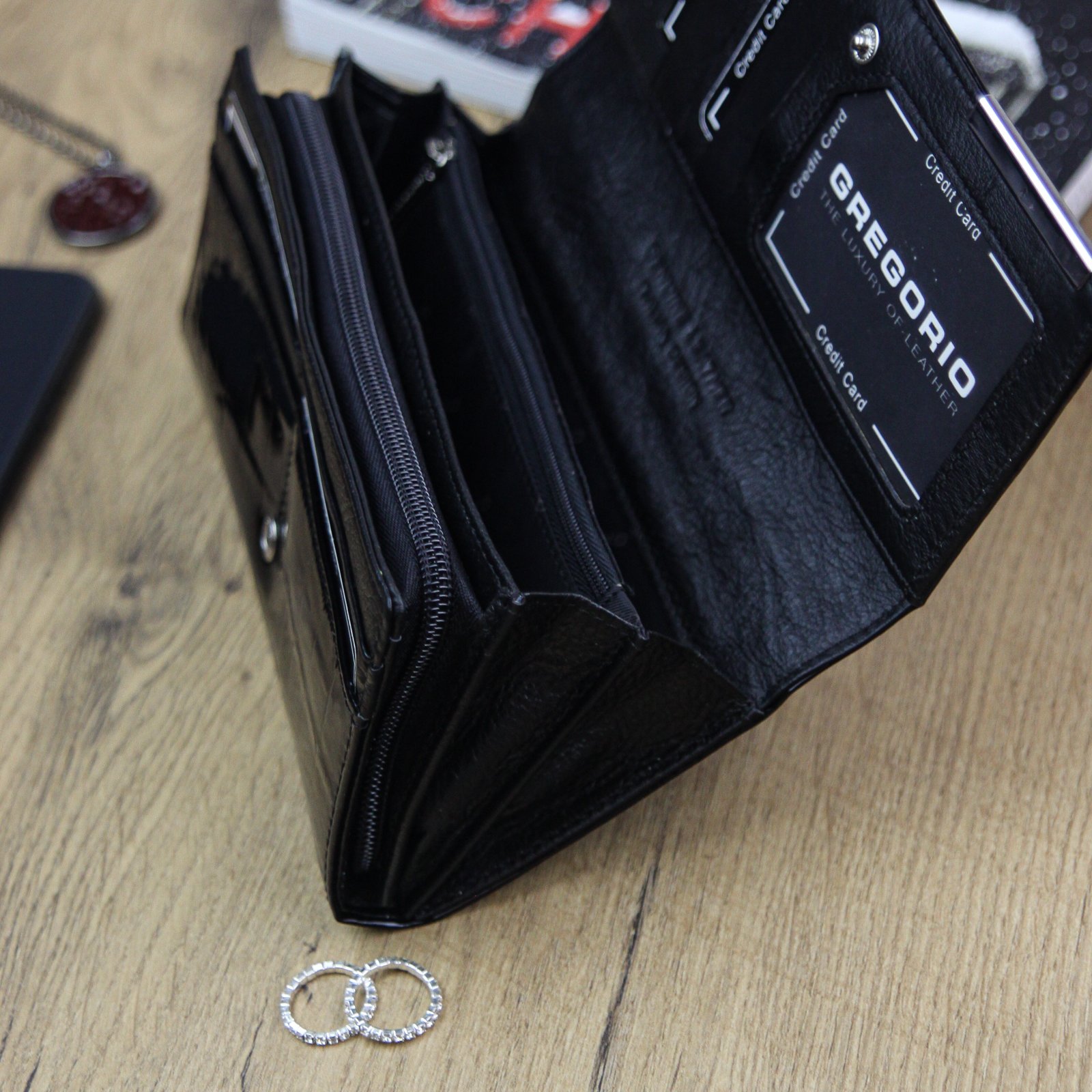 Dámská kožená peněženka Gregorio BC-106 černá