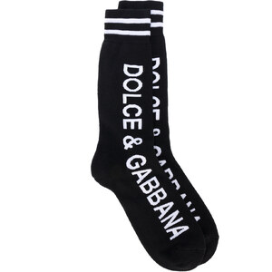 Dolce & Gabbana log print socks - Black - GLAMI.cz