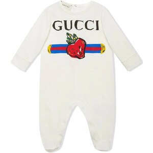 Gucci Kids logo babygrow - White - GLAMI.cz