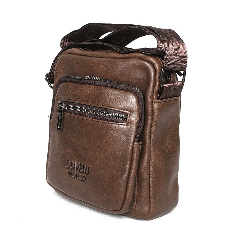 Pánská pevnější crossbody taška Coveri World CW2180 černá | KabelkyproVas.cz
