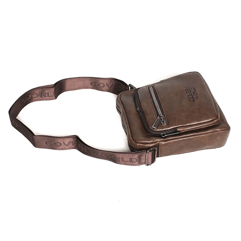 Pánská pevnější crossbody taška Coveri World CW2180 černá | KabelkyproVas.cz