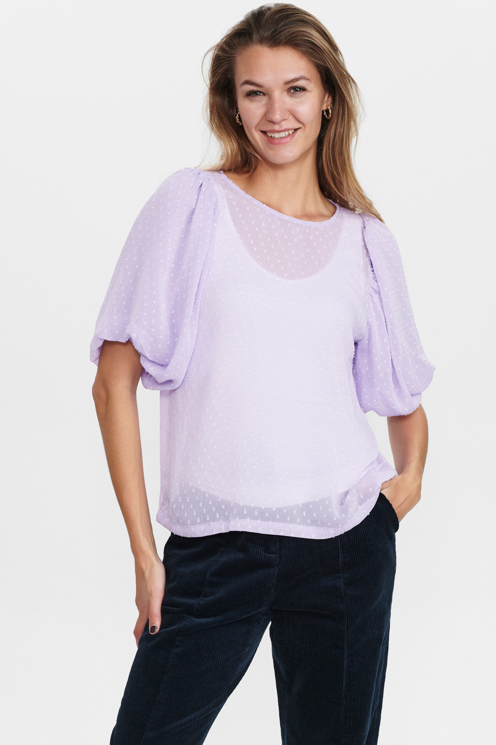 NÜmph 700846 NUCATULSA Dámský tops 3524 Lilac Breeze fialová