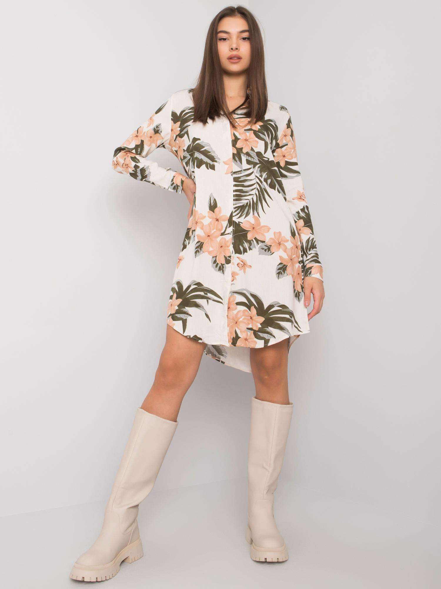 RUE PARIS Dress-TO-KS-1120-9.26-light beige