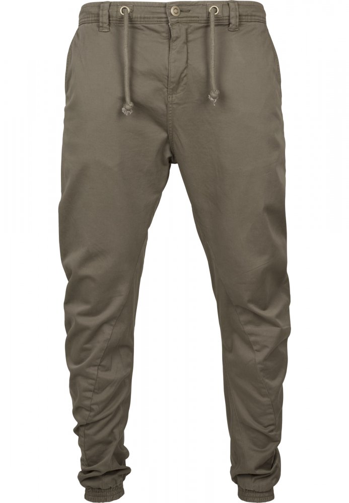 URBAN CLASSICS Stretch Jogging Pants - olive