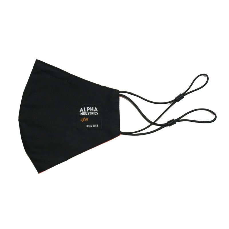 Alpha Industries Rouška Label Face Mask černá