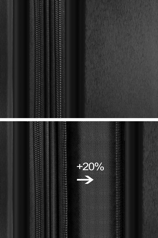 AVANCEA Cestovní kufr AVANCEA DE2934 Black S